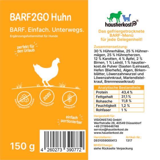 BARF2GO Komfort Plus Taler Kennenlernpaket, 3 x 150 g - Image 6