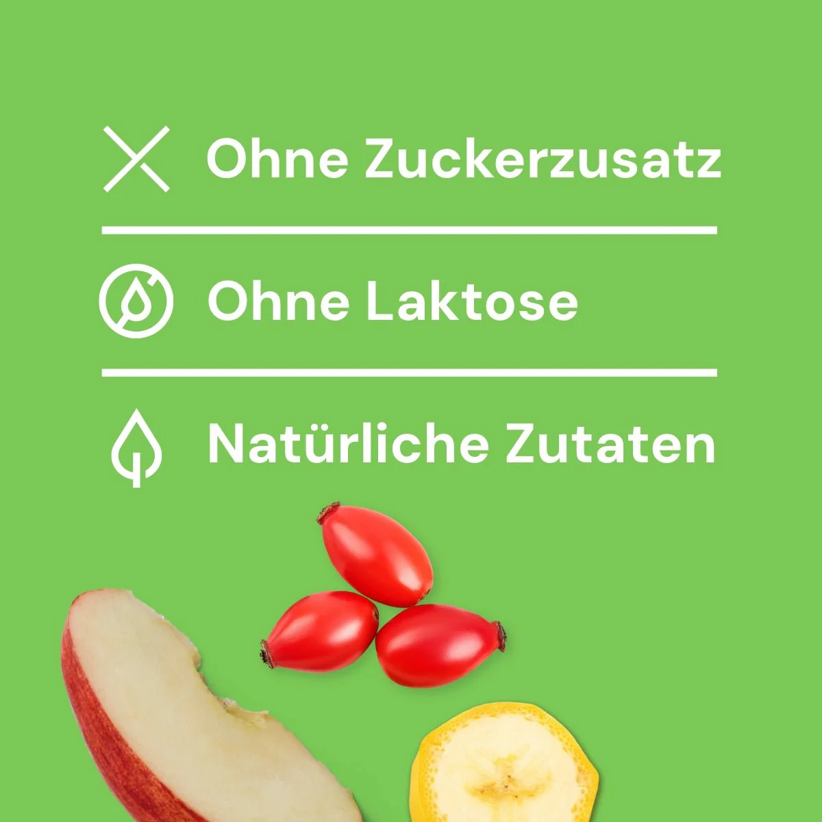 Nutriment HundeEis Apfel, Banane & Hagebutte - Image 3